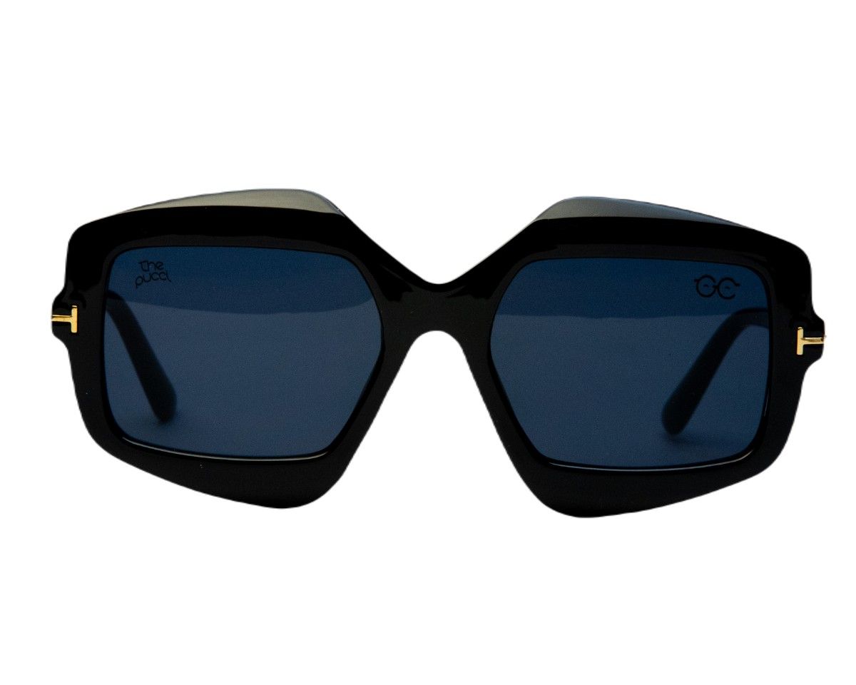 Oversized Hexagonal Sunglasses